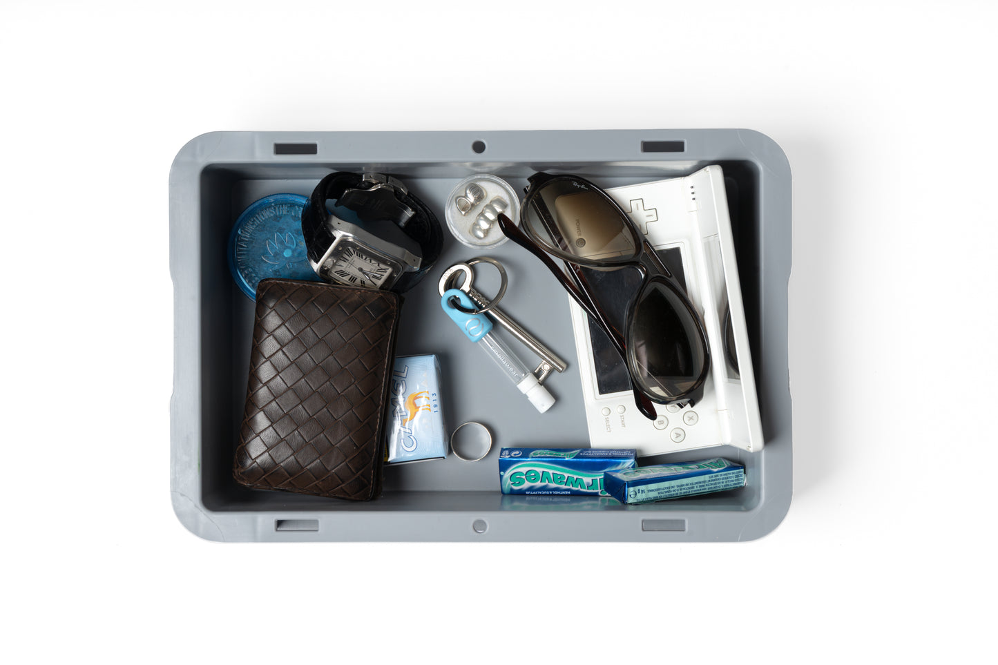 Smellawear Starter Set Azura Baby-Blau am Schlüsselbund getragen