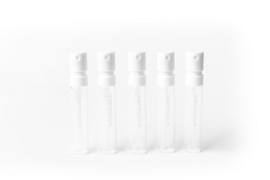Smellawear Nachfüllflaschen Set L Weiß – 20 Ersatzflaschen für Parfüm-Schlüsselanhänger